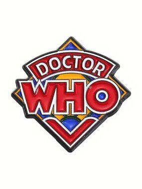 DOCTOR WHO LOGO OIL DRIPPED ENAMEL PIN LAPEL PIN BROOCH NWT